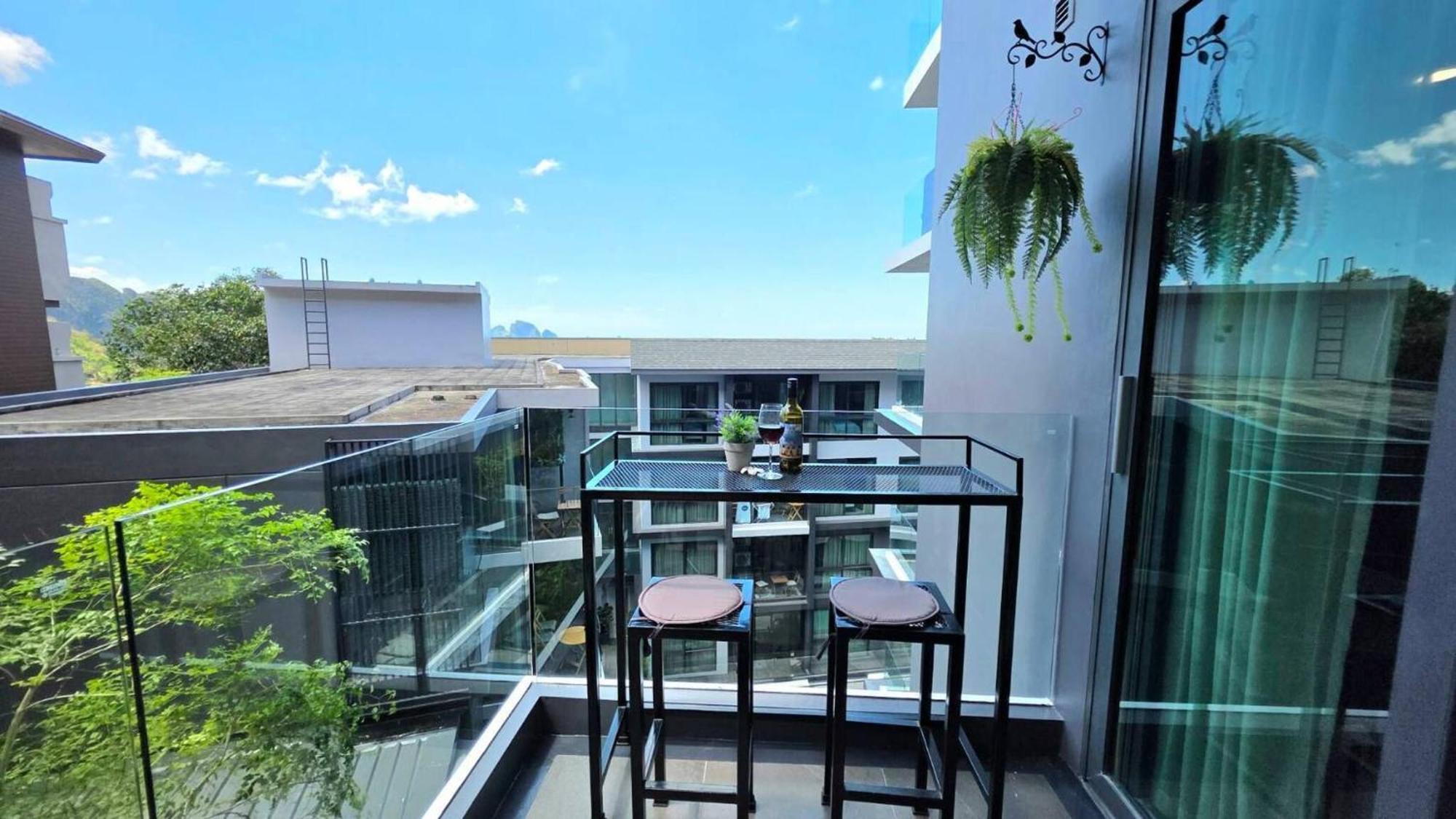 Room In Apartment - A301- Forest View Corner Unit 1Br-1Bath Ao Nang 外观 照片