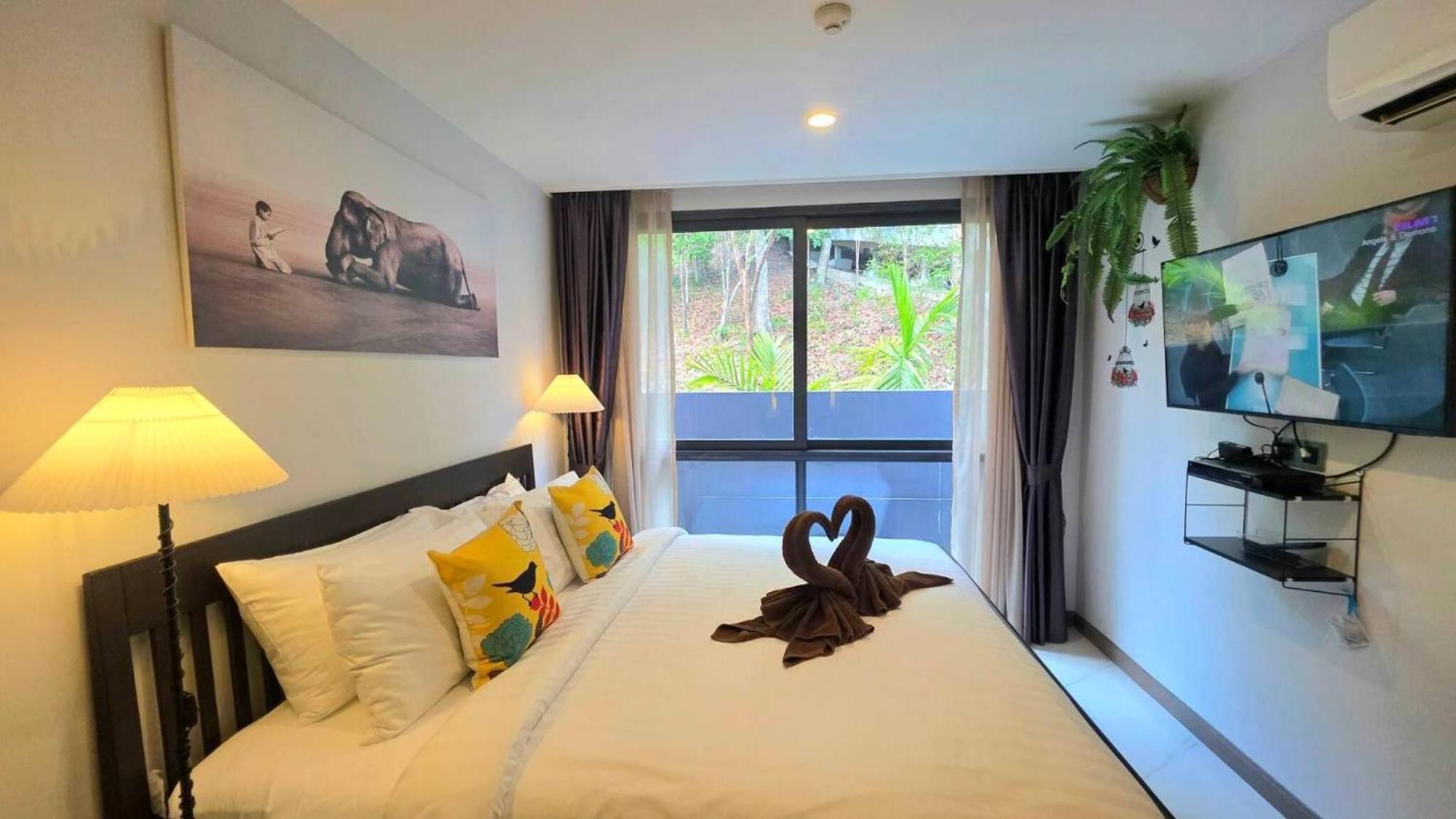 Room In Apartment - A301- Forest View Corner Unit 1Br-1Bath Ao Nang 外观 照片