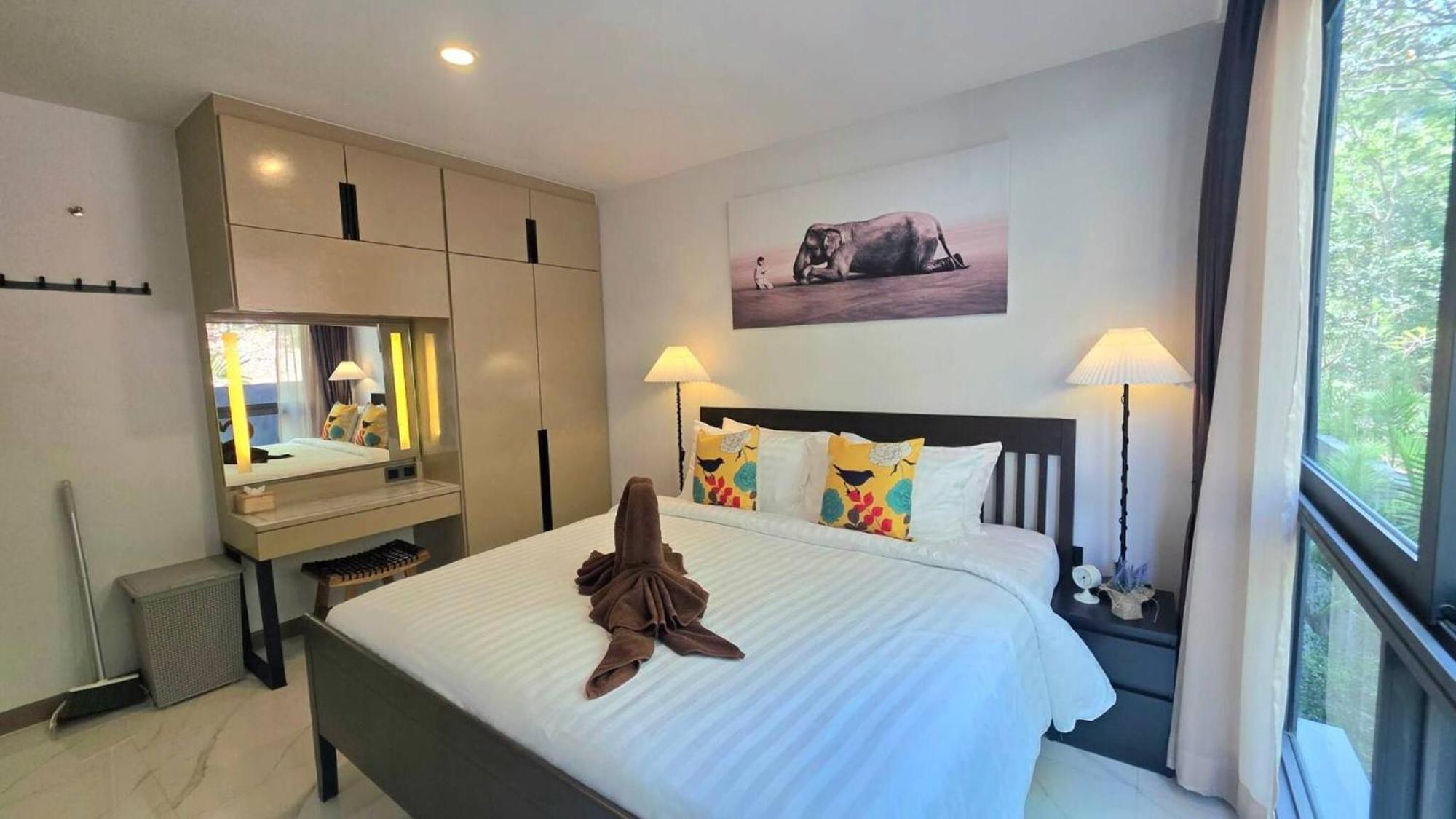 Room In Apartment - A301- Forest View Corner Unit 1Br-1Bath Ao Nang 外观 照片